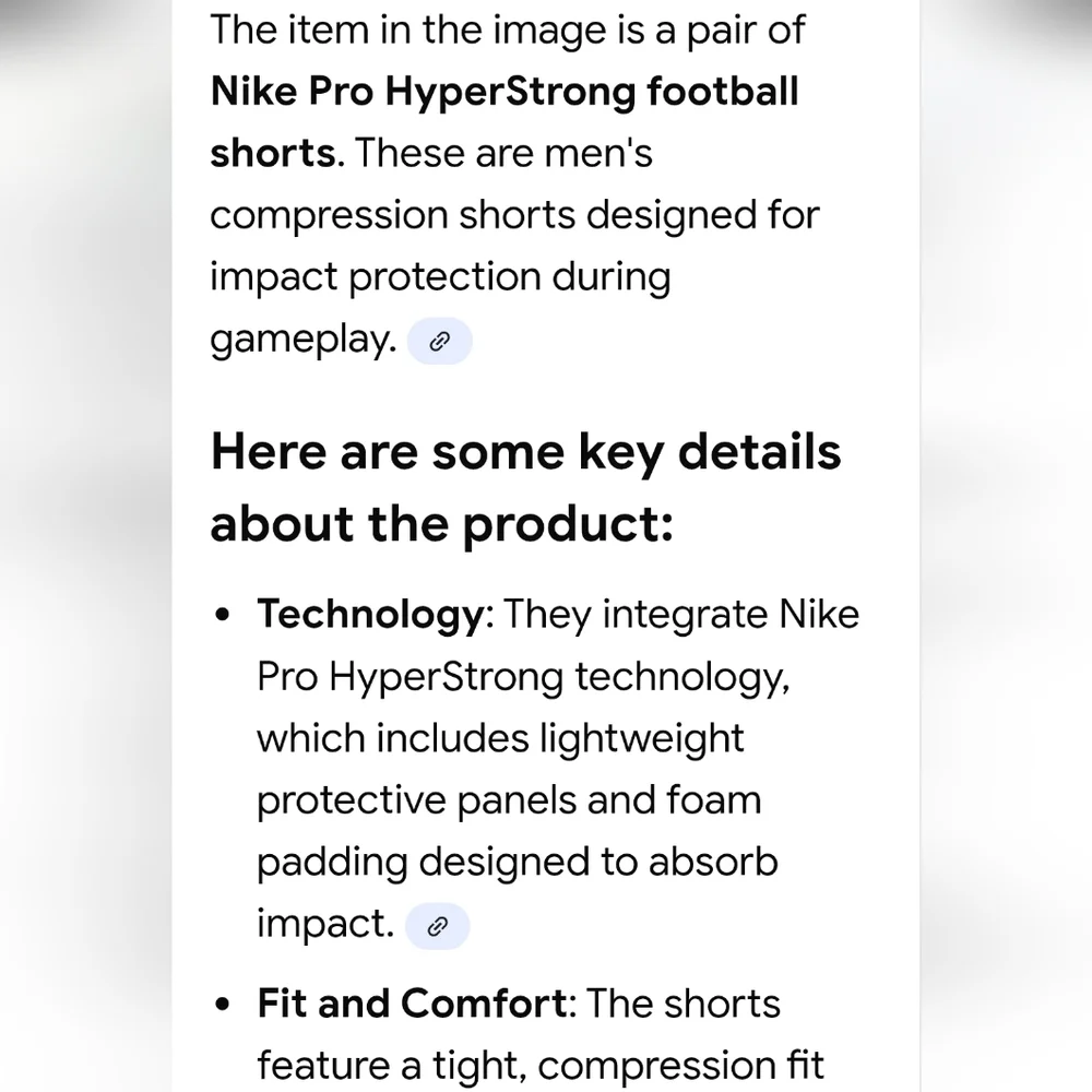 Nike Pro Combat Hyperstrong Dri Fit Padded Compression Shorts White Mens M